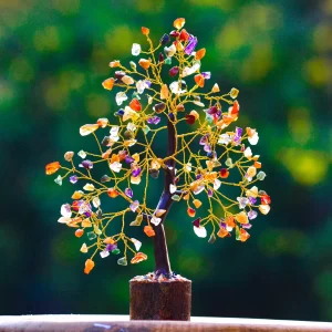 9 chakra crystal stone tree