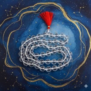 Diamond-Cut Sphatik Mala