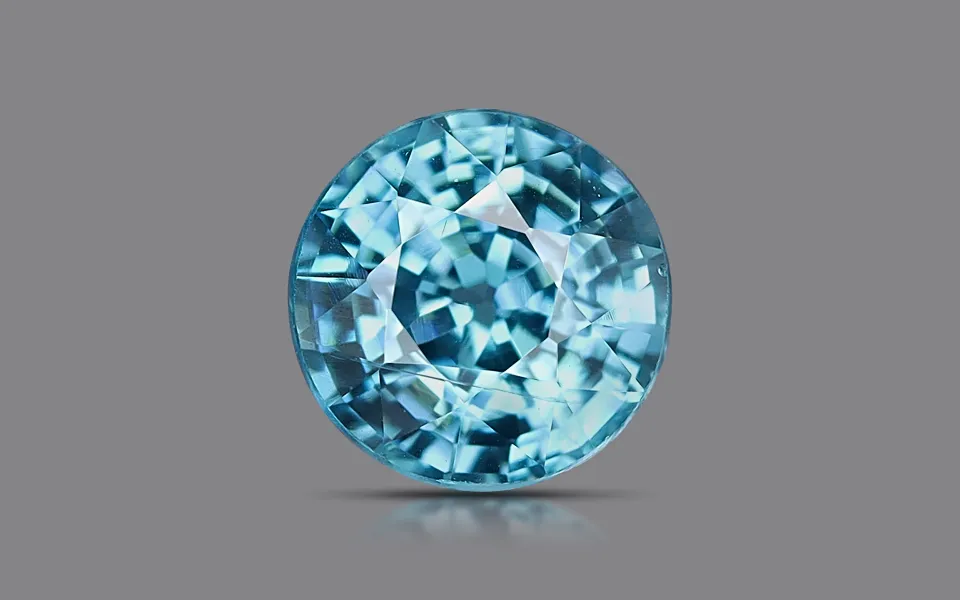 Blue Zircon 5 MM – 0.81 Carats