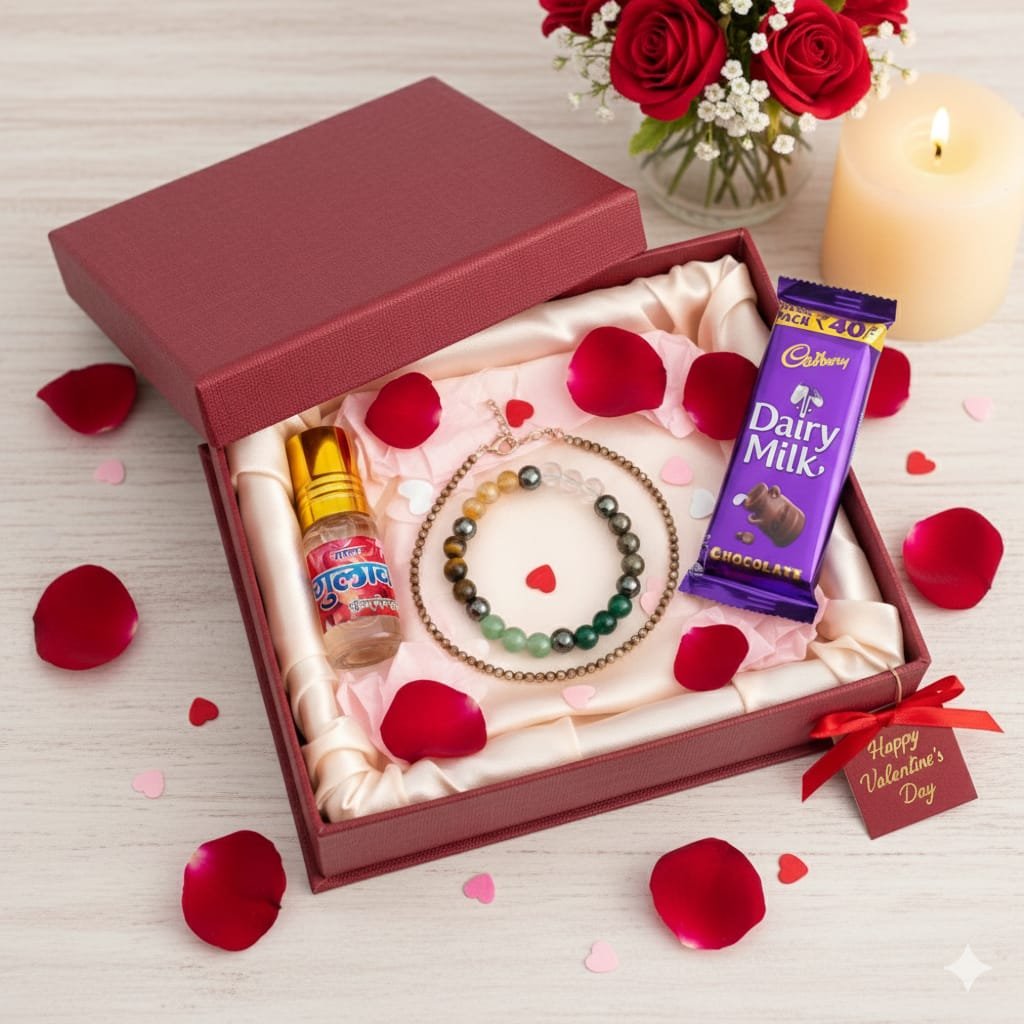 valentine’s Special Pyrite Anklet & Dhan Yog Combo