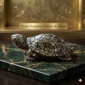 Pyrite Prosperity Tortoise (Kacchua)