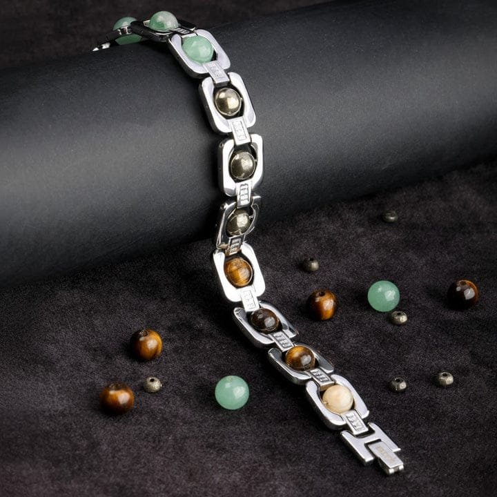 Silver Plated Metal Dhan Yog Bracelet