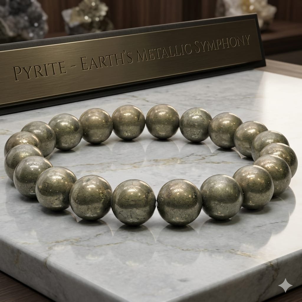 Pyrite Bracelet (10mm) - Image 3