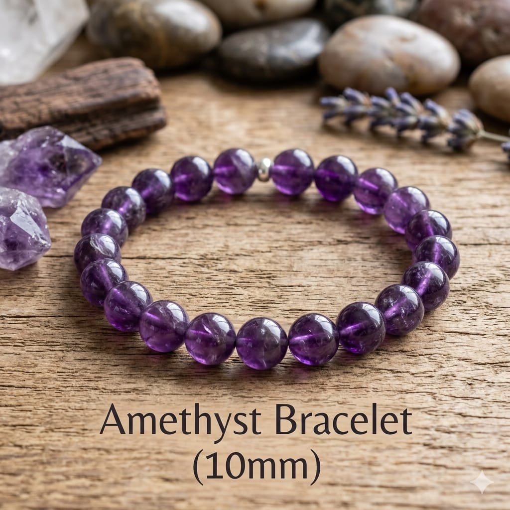 Amethyst Bracelet (10mm)