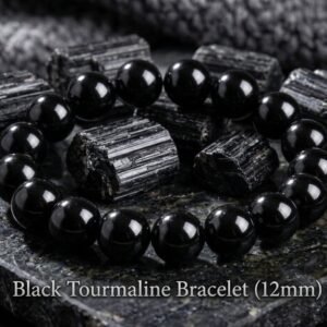 Black Tourmaline Bracelet (12mm)