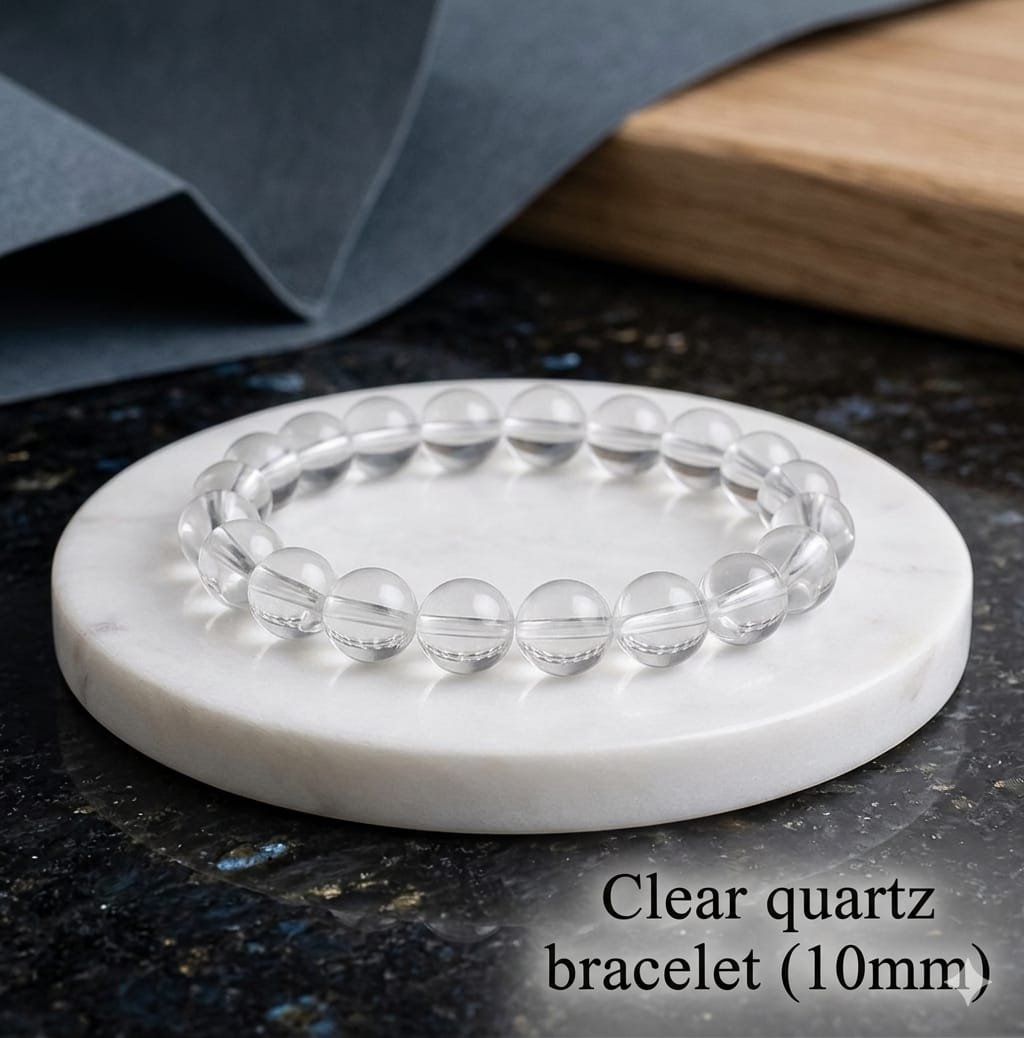 Clear Quartz Bracelet (10mm)