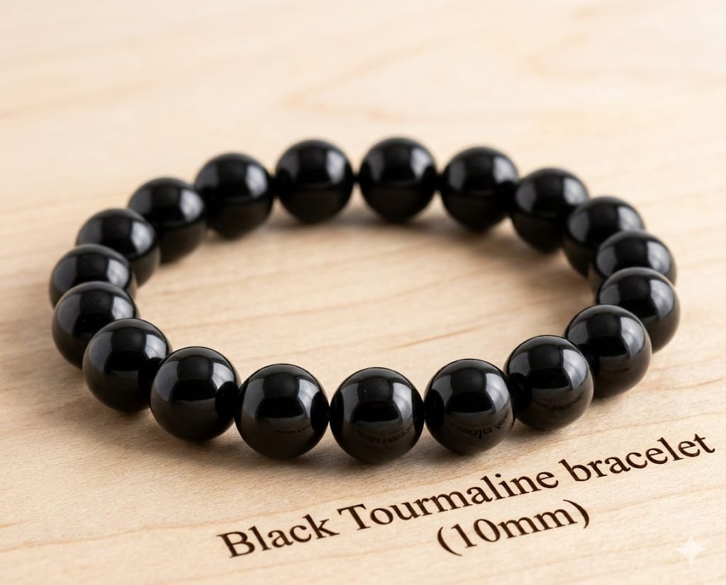 Black Tourmaline Bracelet (10mm)